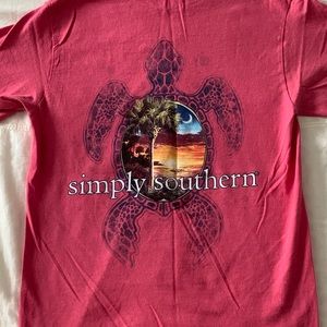 Hot pink simply southern t-shirt